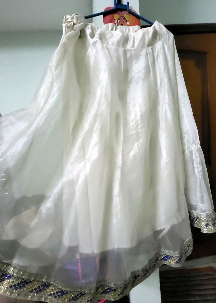 Beautiful White Lengha