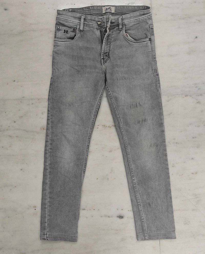 Gray Denim Jeans
