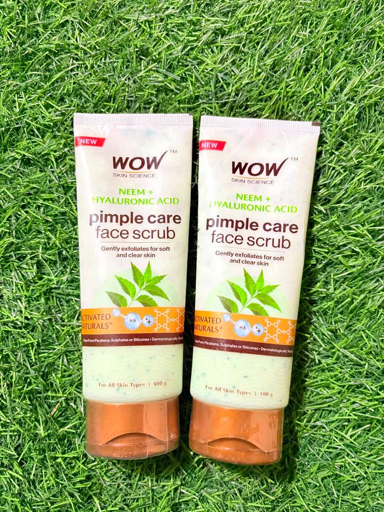 WOW Skin Science Pimple Care Face Scrub