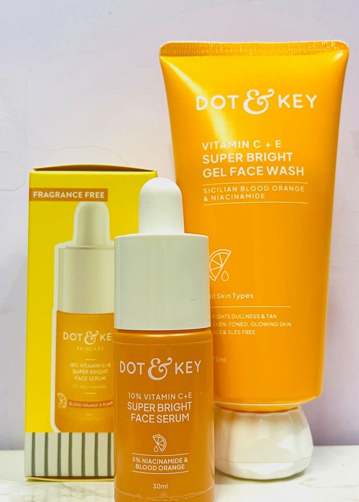 Dot &amp; Key Vitamin C+E Face wash &amp; serum