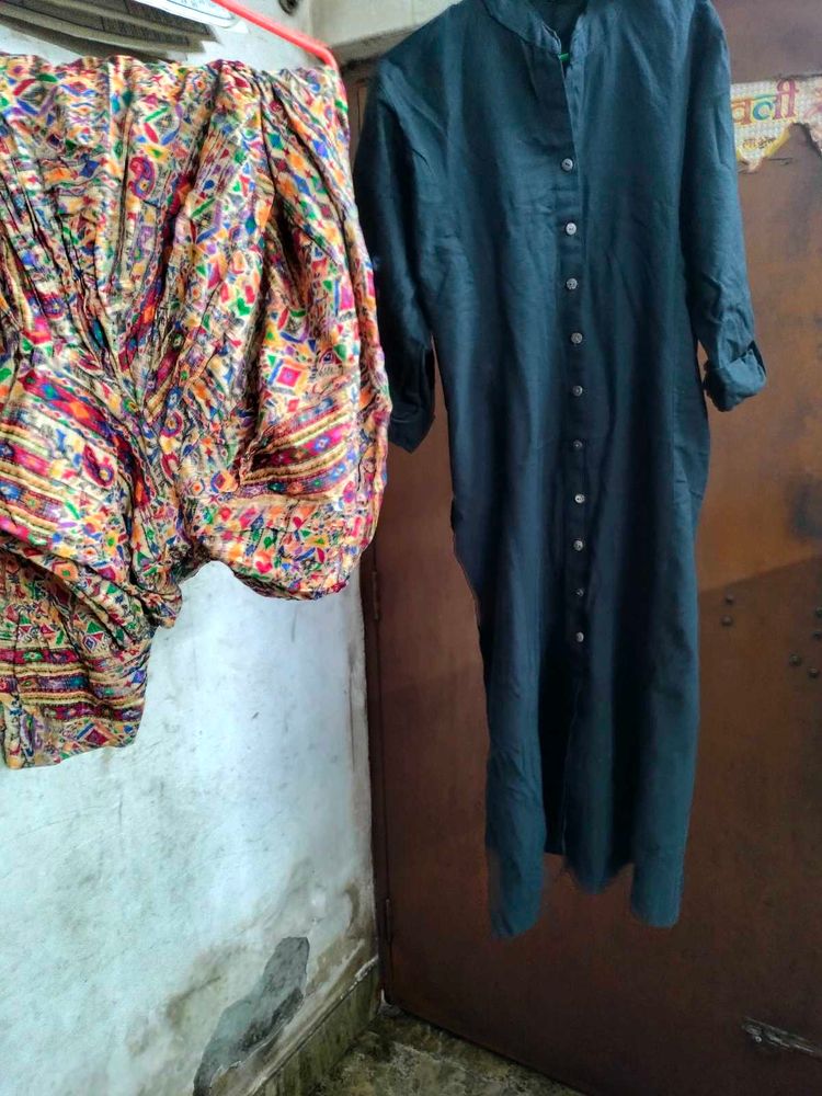 Beautiful Kurta Set with Multi colour pants.
