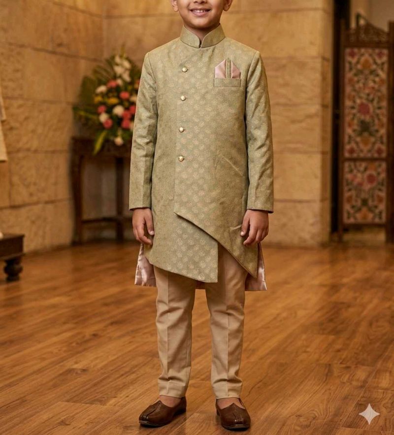 Kids indo western Sherwani Set