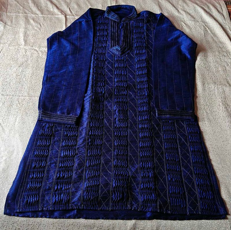 Men's Royal Blue Kurta