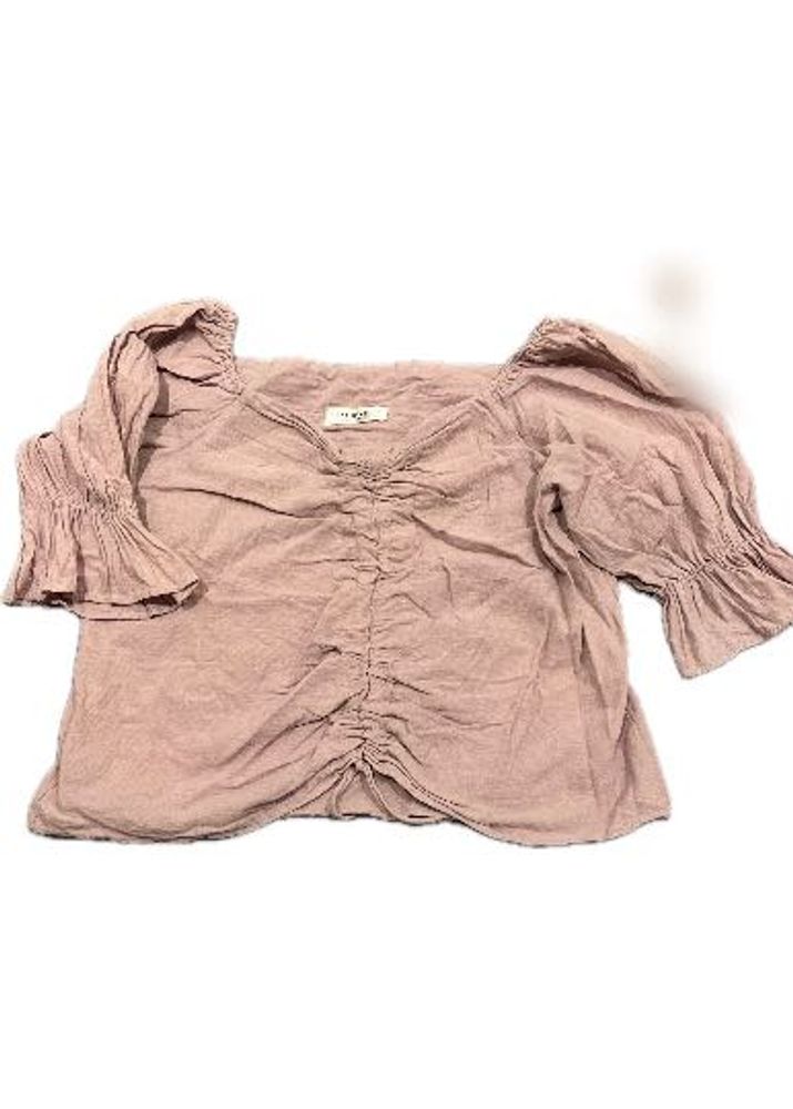 Pastel pink crop top