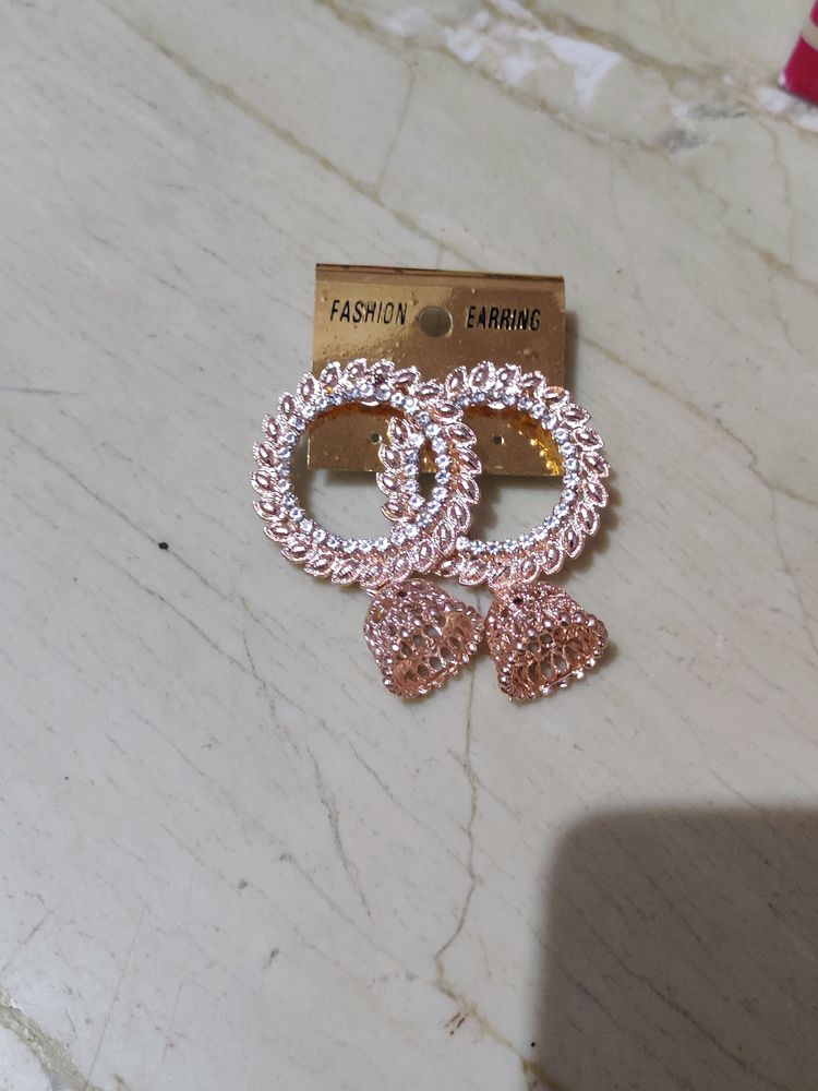 Rose Gold Stud Earning