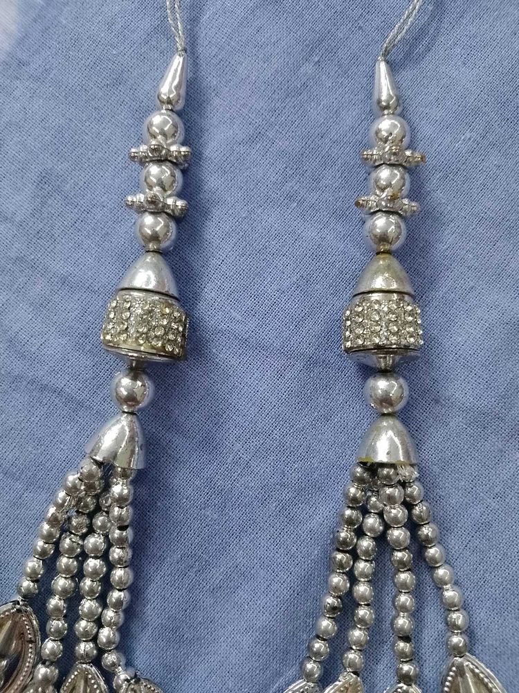 Silver Tassels for Lehenga or Saree
