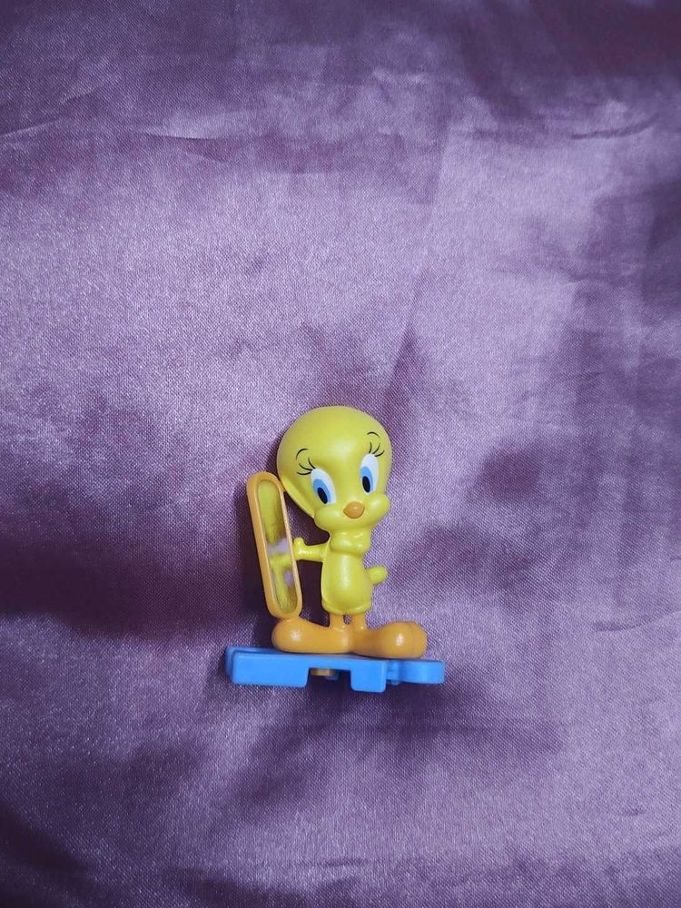 Cute Tweety Bird Figurine with Mirror