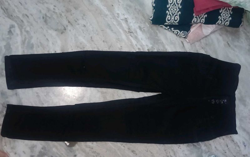 Black skinny high waist jeans