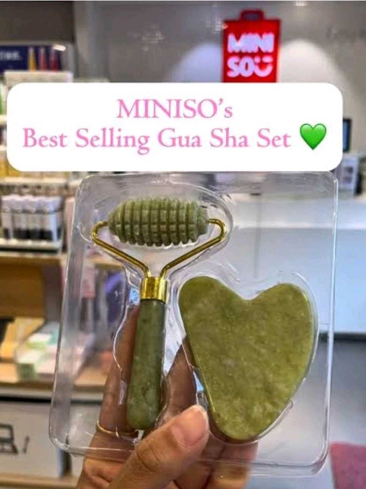 Jade Roller &amp; Gua Sha Set
