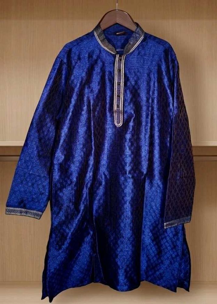 Men's Royal Blue Kurta