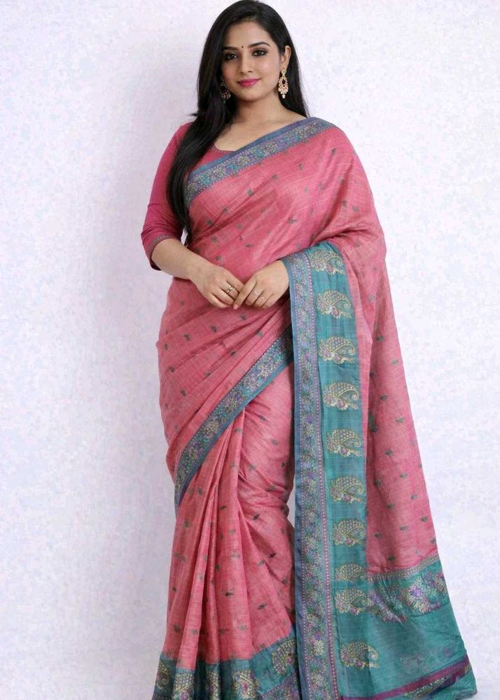 Pastel green Saree