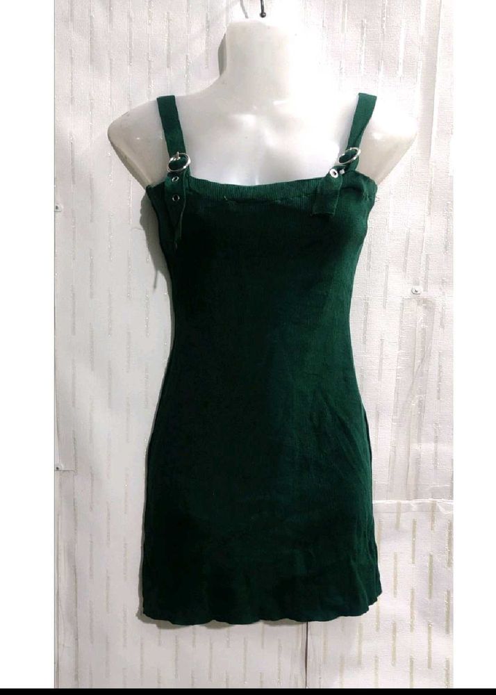 Green Mini Dress Length 32