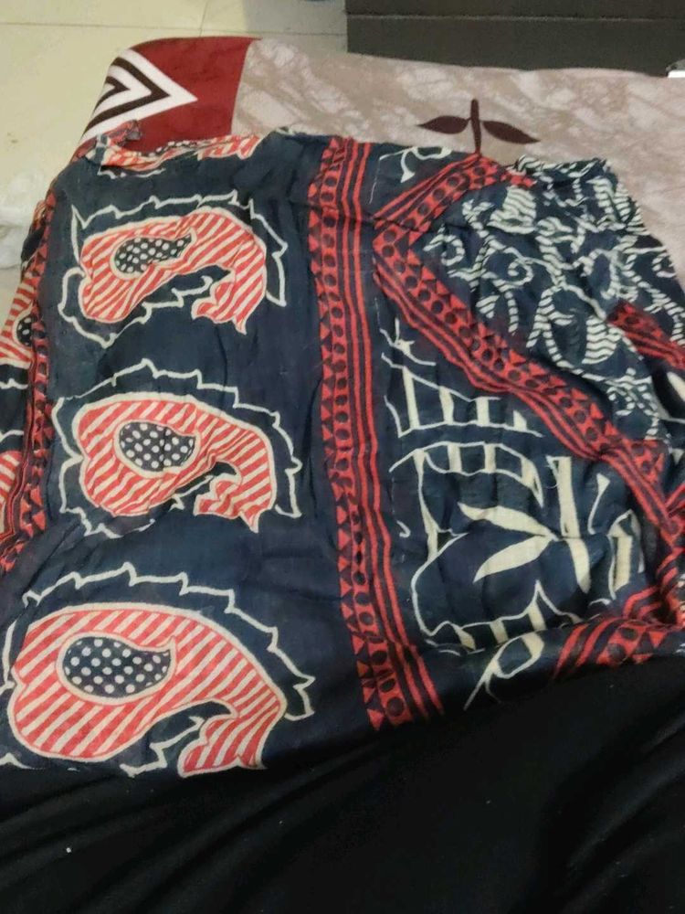 Vibrant Elephant Print Dupatta