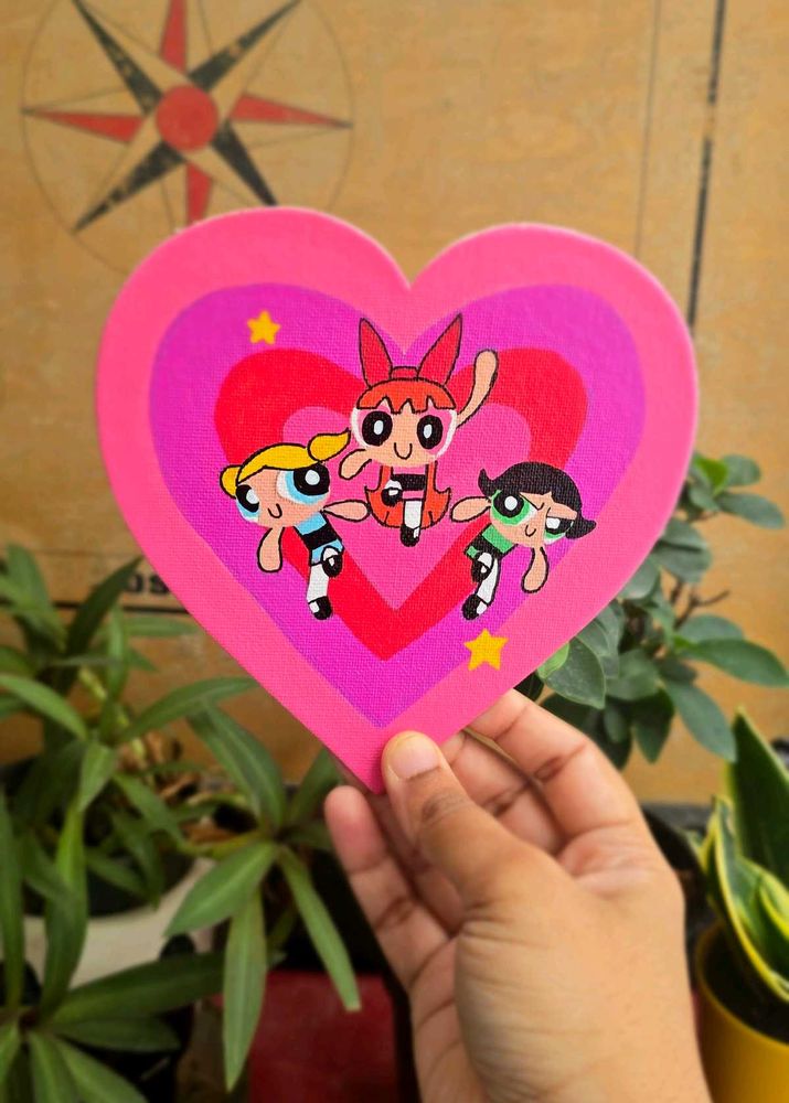 Powerpuff Girls Heart Decor