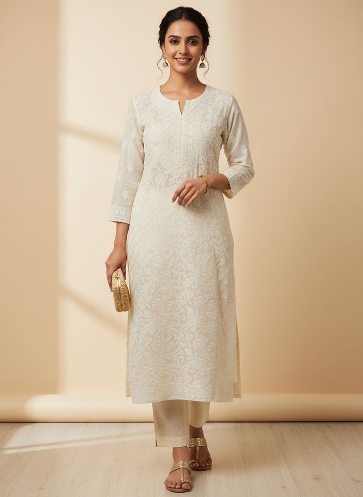 Elegant Chikankari Kurta