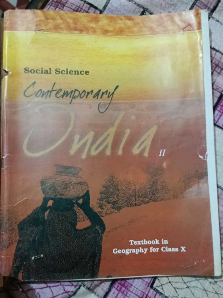 geography  class 10 Textbook