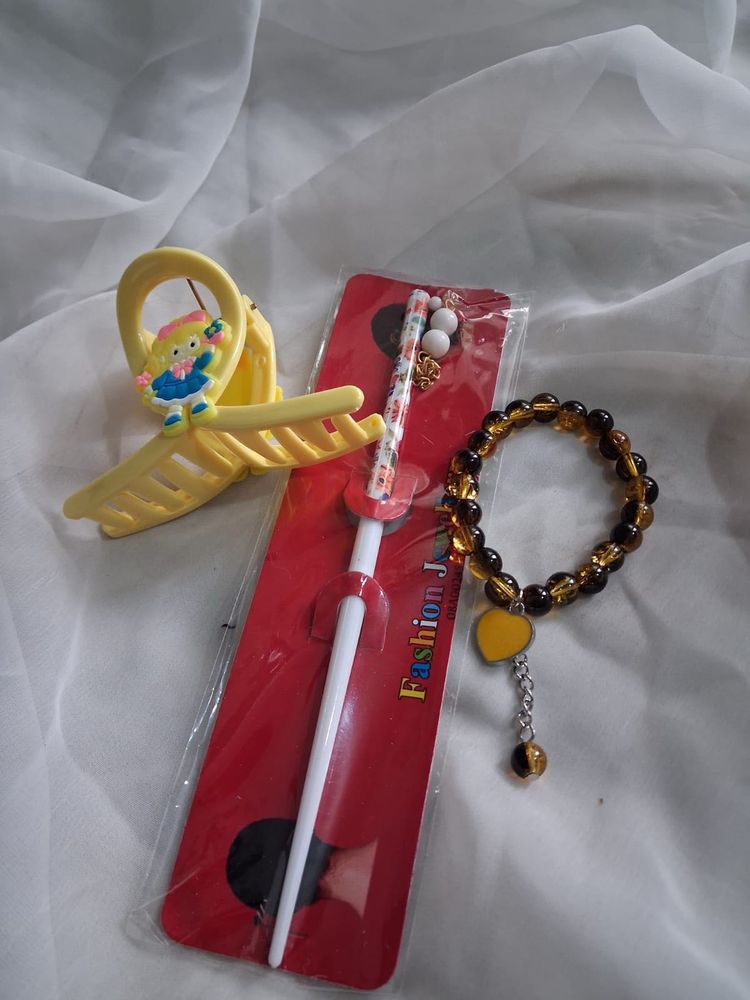 Cute Hair Clip &amp; Bracelet