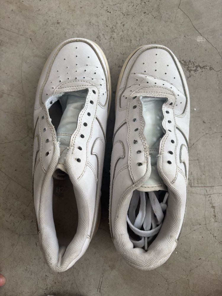 White Nike Air Force 1 Sneakers