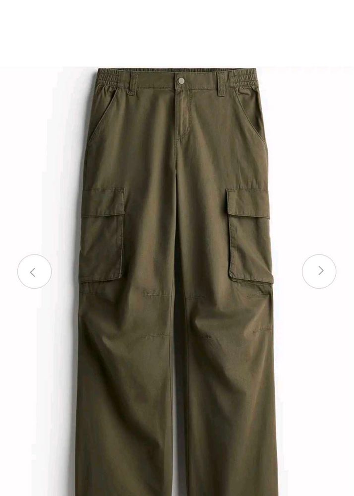 H&amp;M Canvas Cargo Trousers