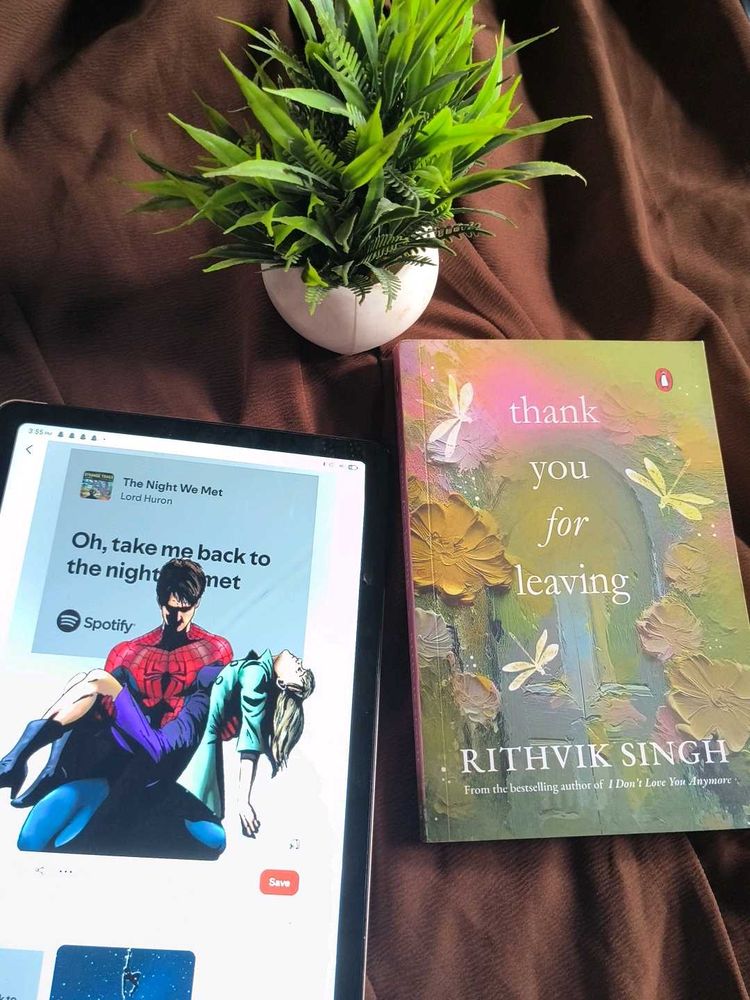 Thank You For Leaving Book