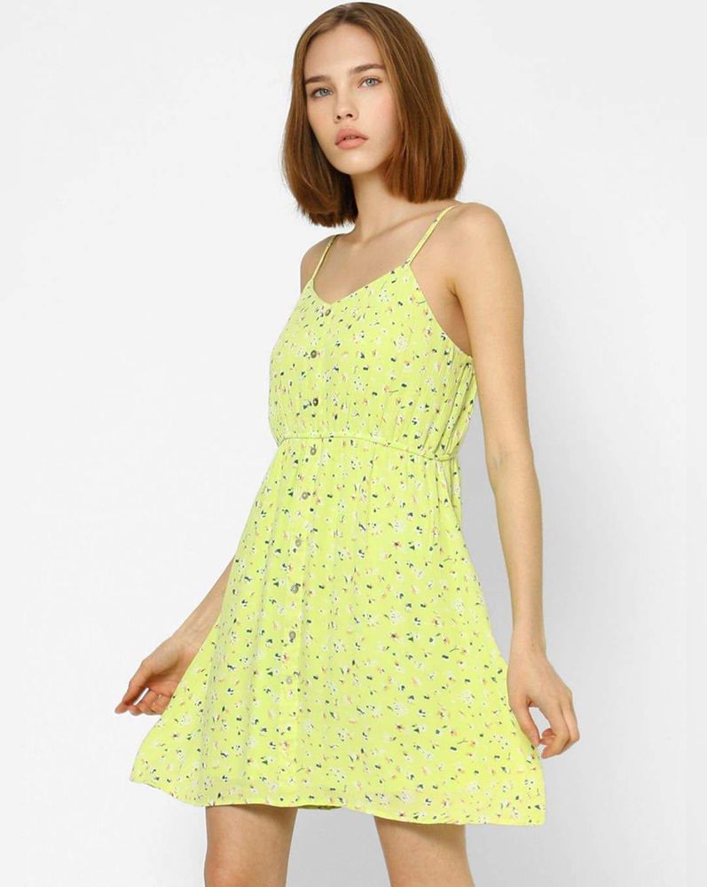 Floral Print Mini Dress