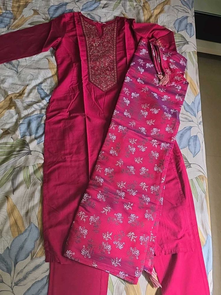 Beautiful Pink Kurta Set