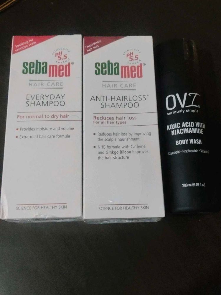 Sebamed Everyday &amp; Anti-Hairloss Shampoo + OVZ Bod