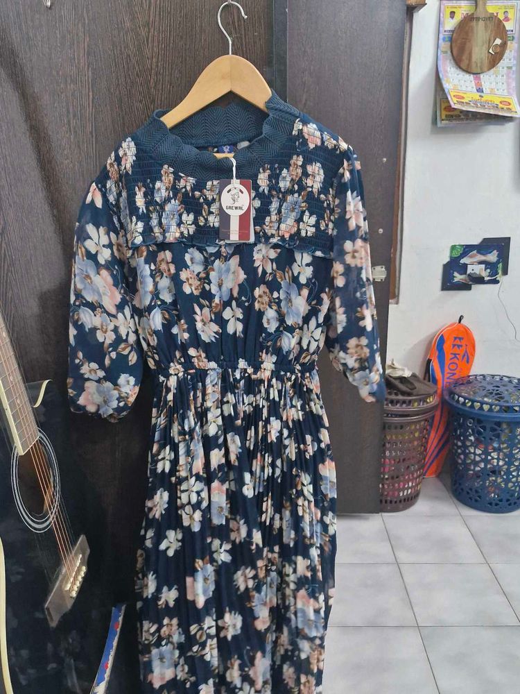 Floral Print Midi Dress