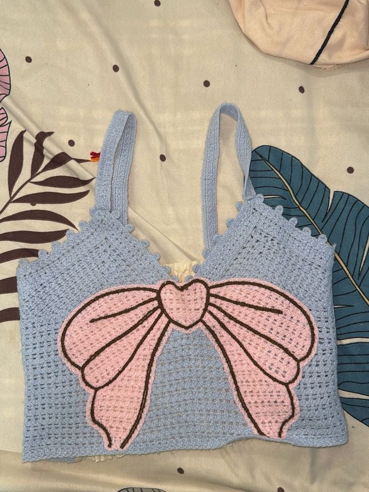 Crochet Bow Top