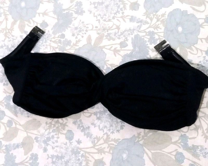 Seafolly Tube Top + Brown Bra + 2 Slipper