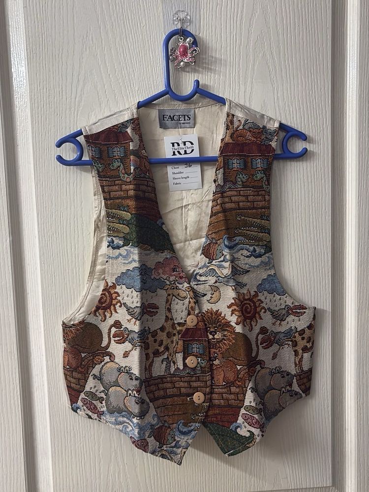 Unique Tapestry Vest