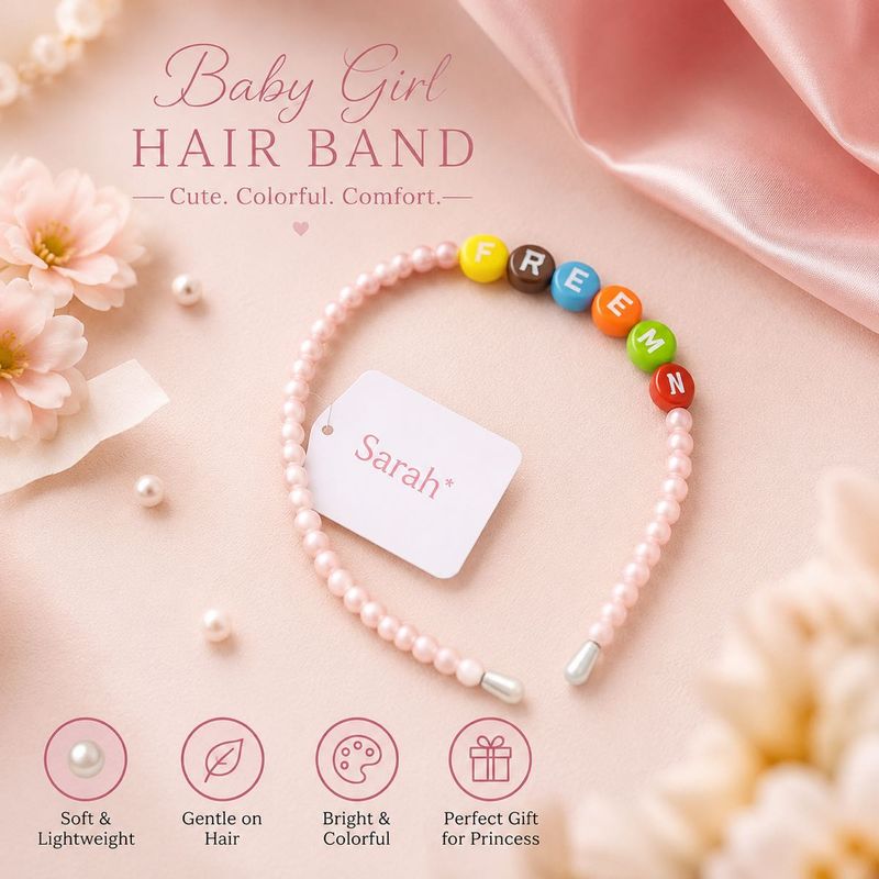 Personalized Baby Girl Hair Band