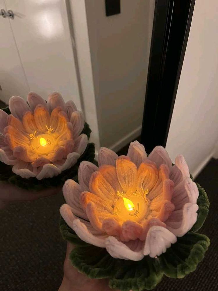 Handmade Lotus Lamp