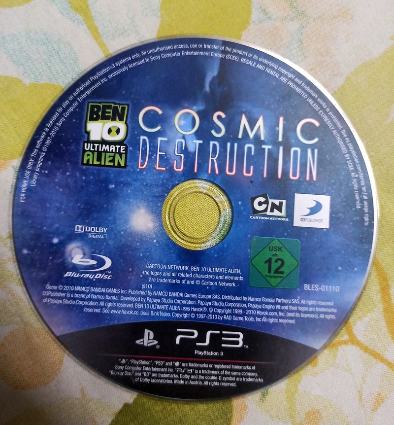 Play Station 3 Game Cds (5pcs)