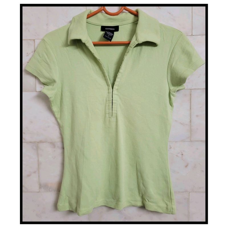 Express Green Top
