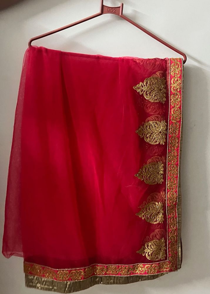 Stunning Rani pink dupatta