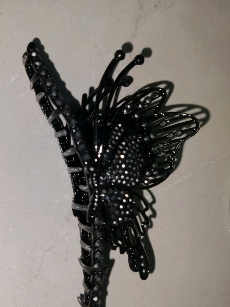 Sparkling Butterfly Hair Claw Clip