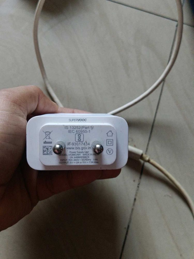 supervooc 80W original adapter with cable free