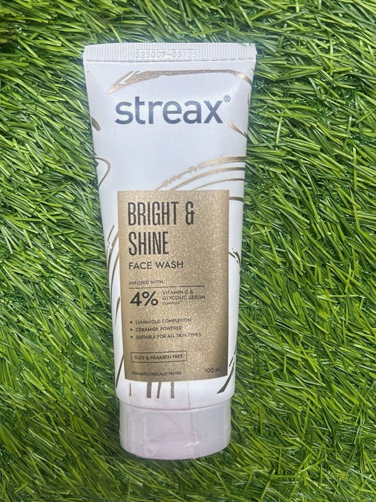 Streax Bright &amp; Shine Face Wash