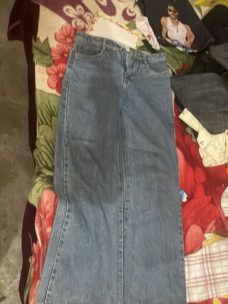Classic Blue Denim baggy jeans