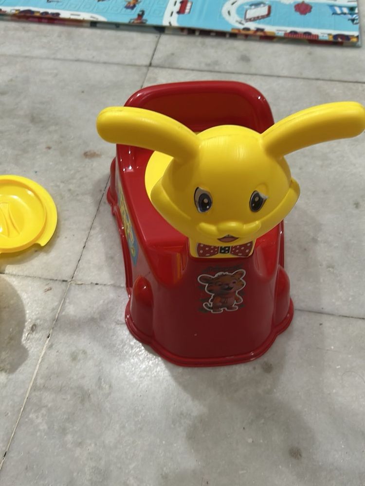 Cute Red Bunny Potty Training Seat