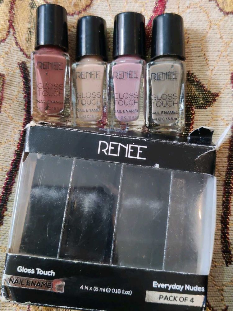 Renee Gloss Touch Nude Nail Polish Set