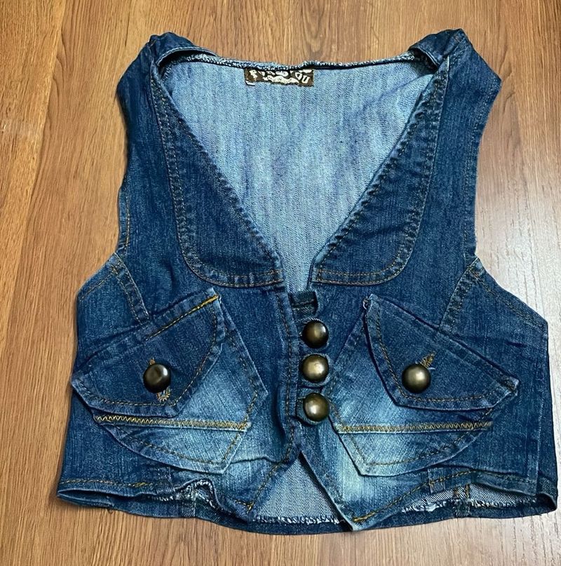 Women's Denim Vest