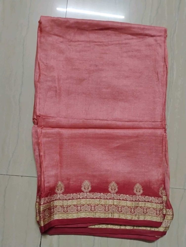 Elegant Pink Saree