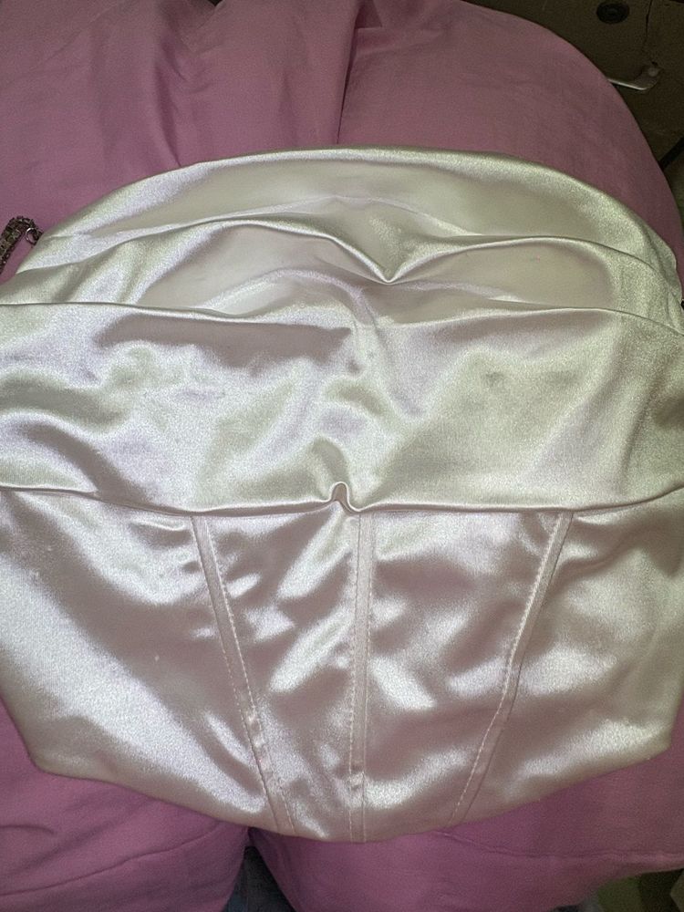 white corset