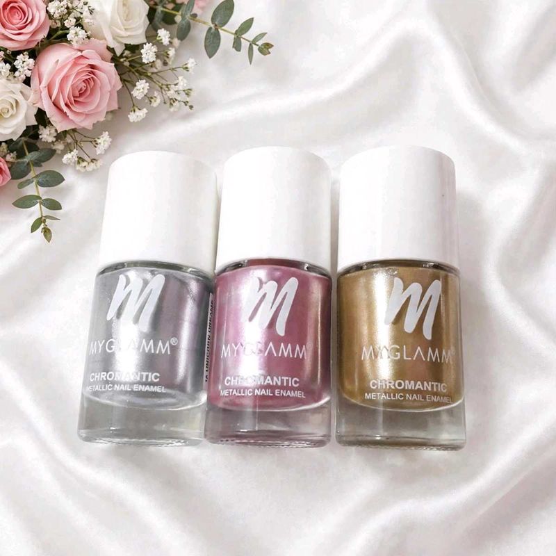 MYGLAMM Chromatic Nail Enamel Set 3