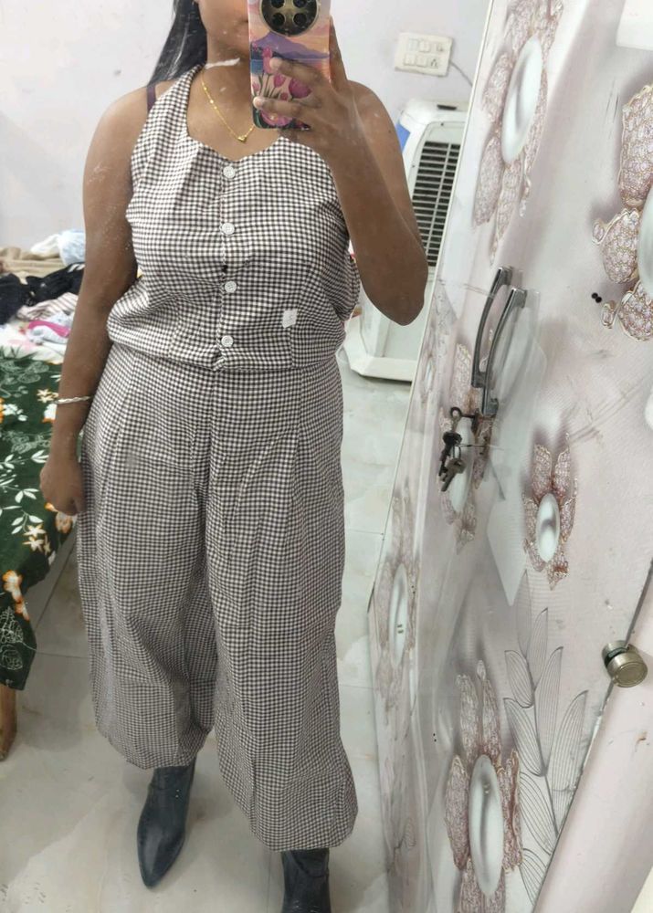 Checkered Co-ord Set🩶
