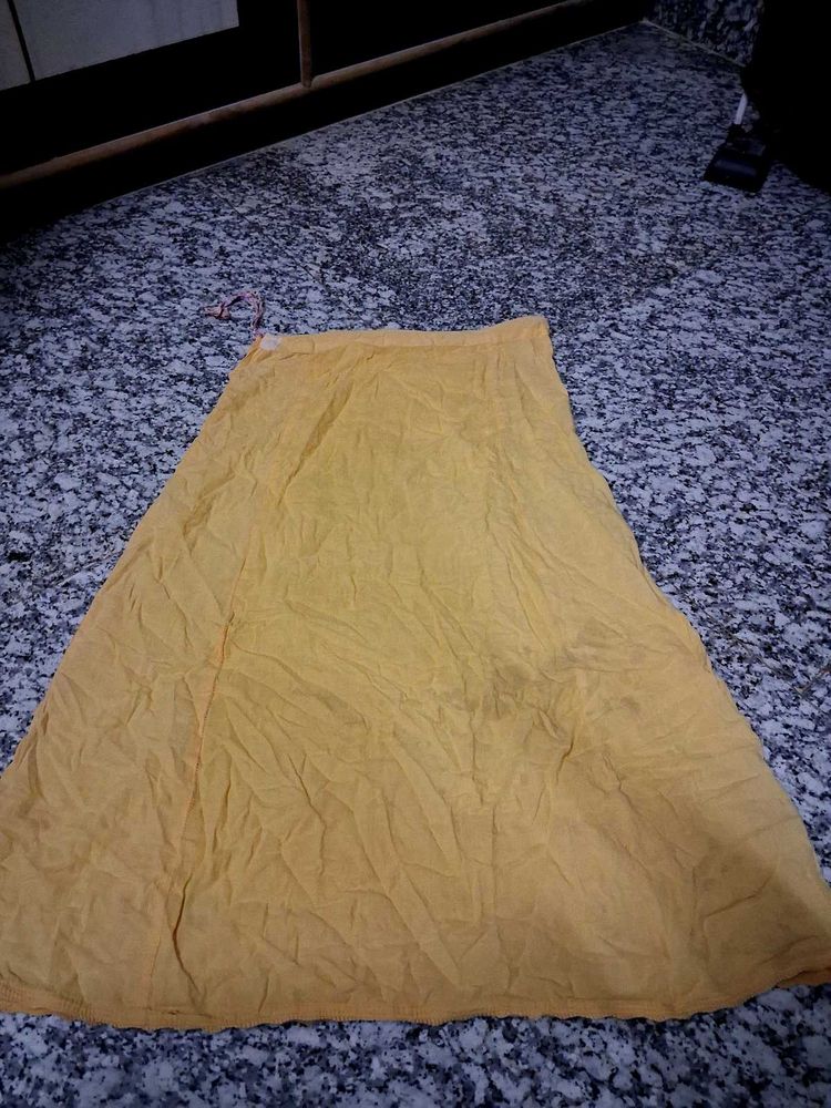 Yellow Ethnic peticot