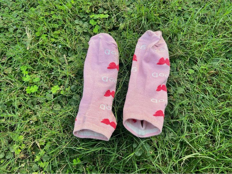 daily running used socks