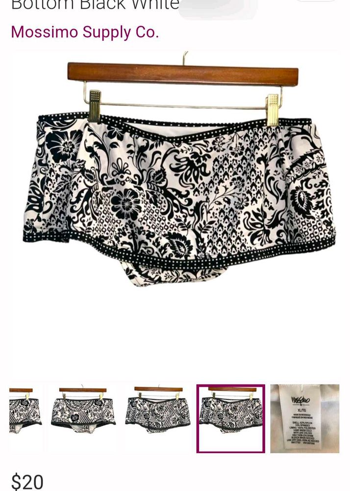 Orginal Mossimo Black &amp; White Shorts
